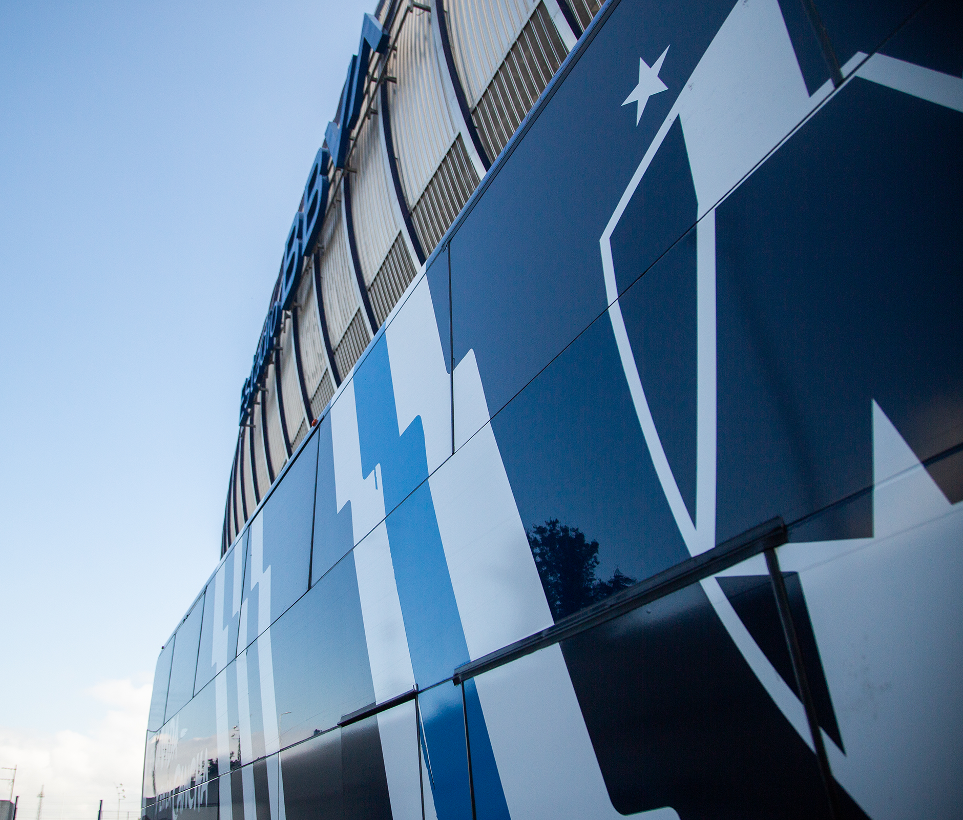 Details of Rayados FC team travel bus