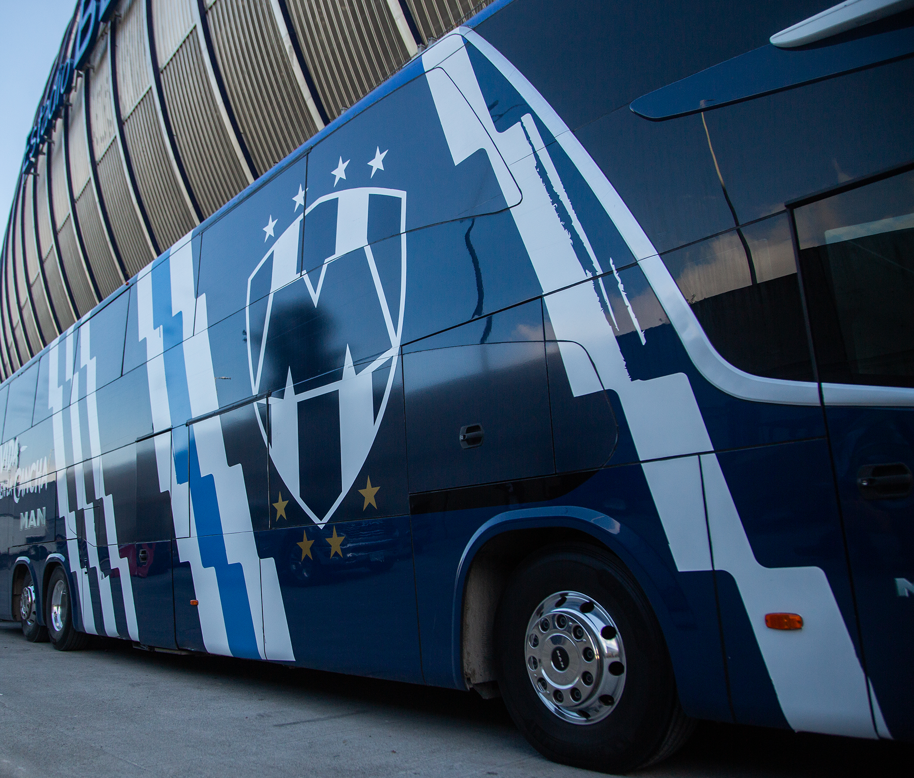 Rayados of Monterrey bus
