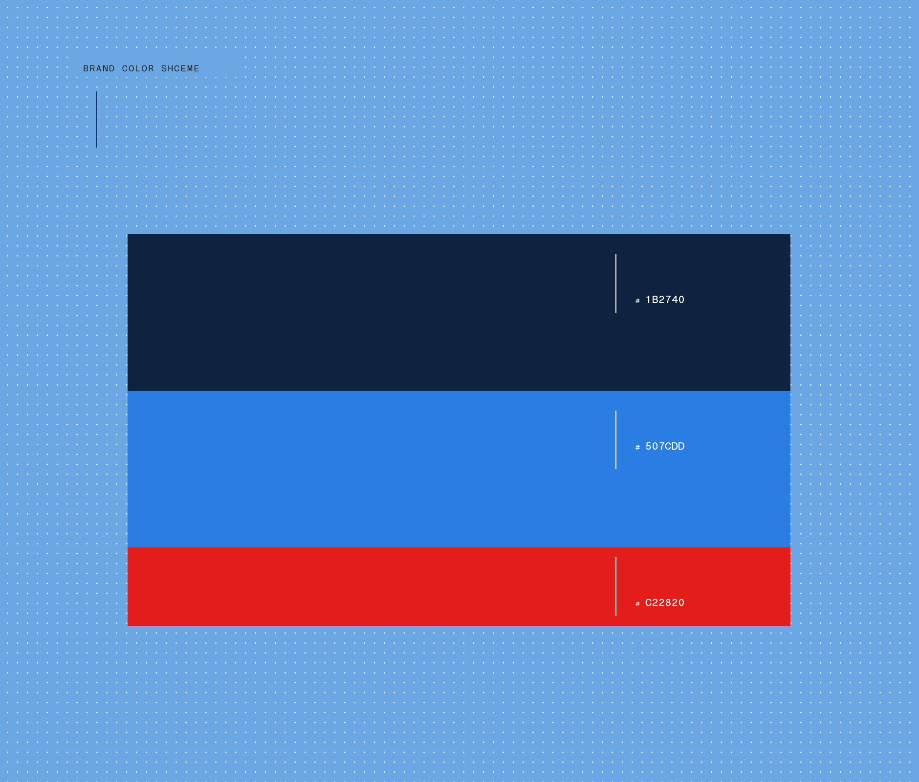 Color scheme used for Rayados FC marketing campaign by Brands&People
