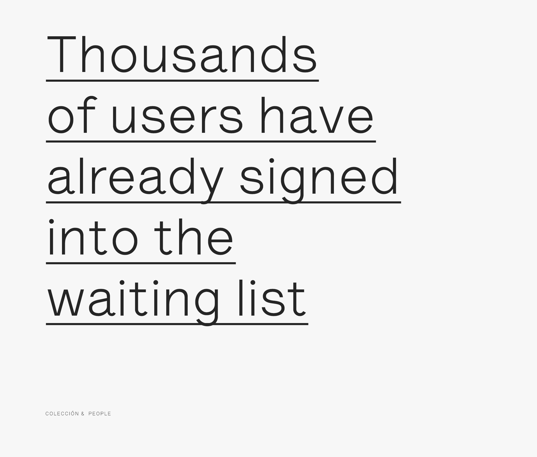 Thousands of users have already signed into the waiting list