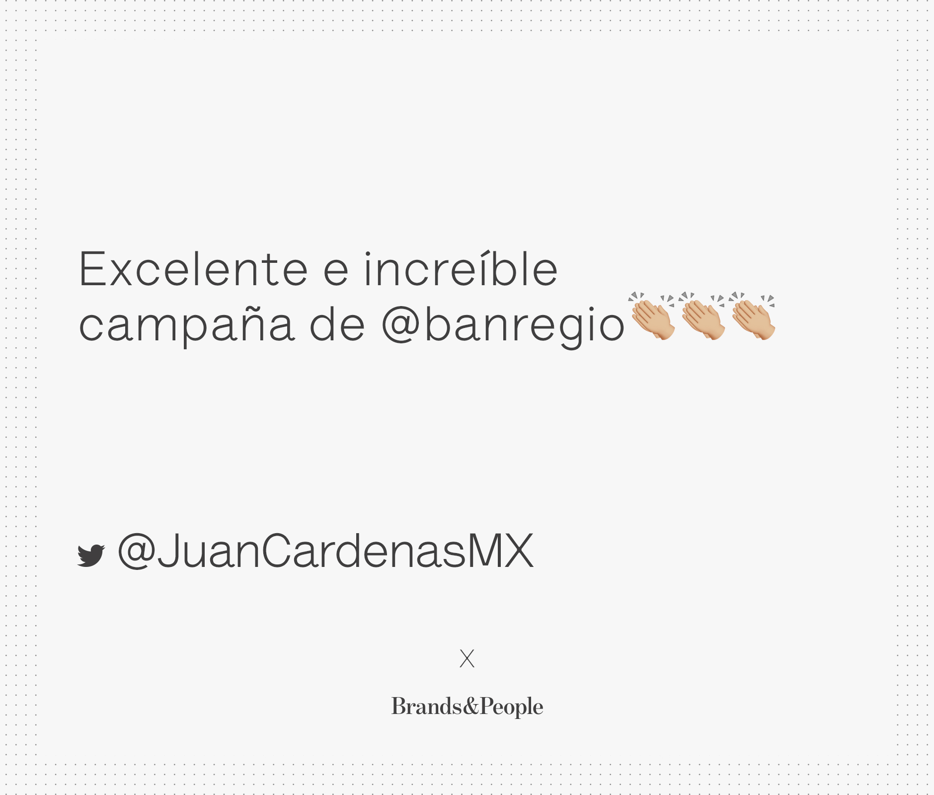 Tweet about Banregio 2019 card collection