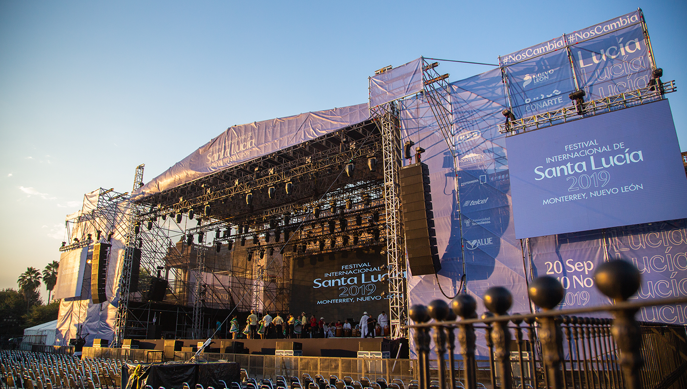 Santa Lucia festival stage design