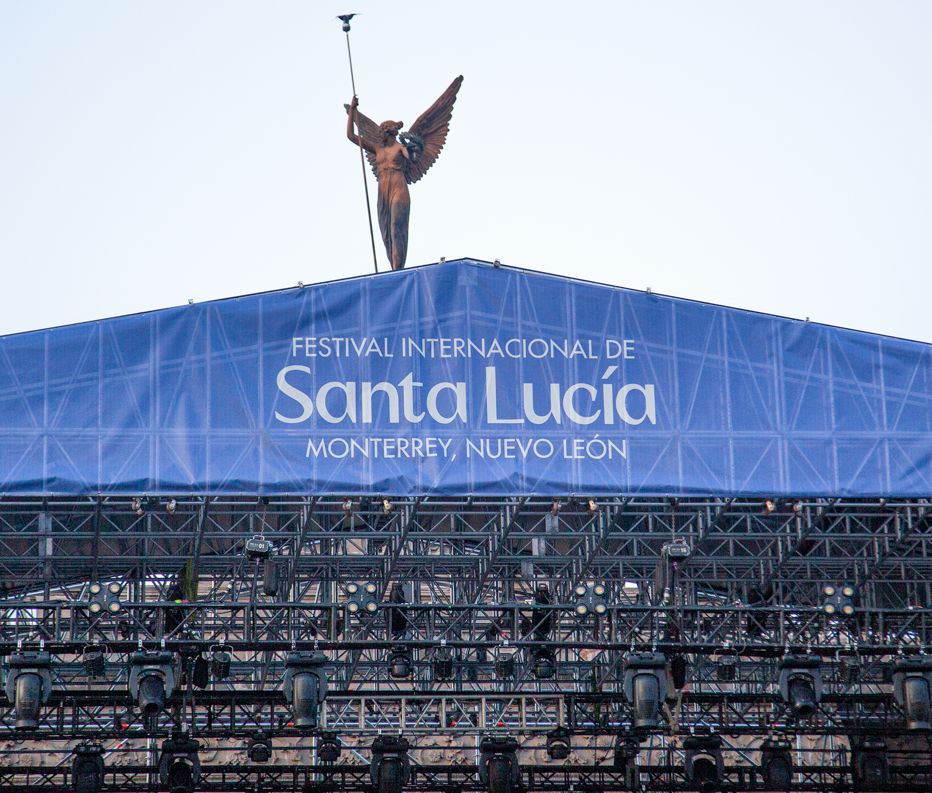 Santa Lucia festival stage design details