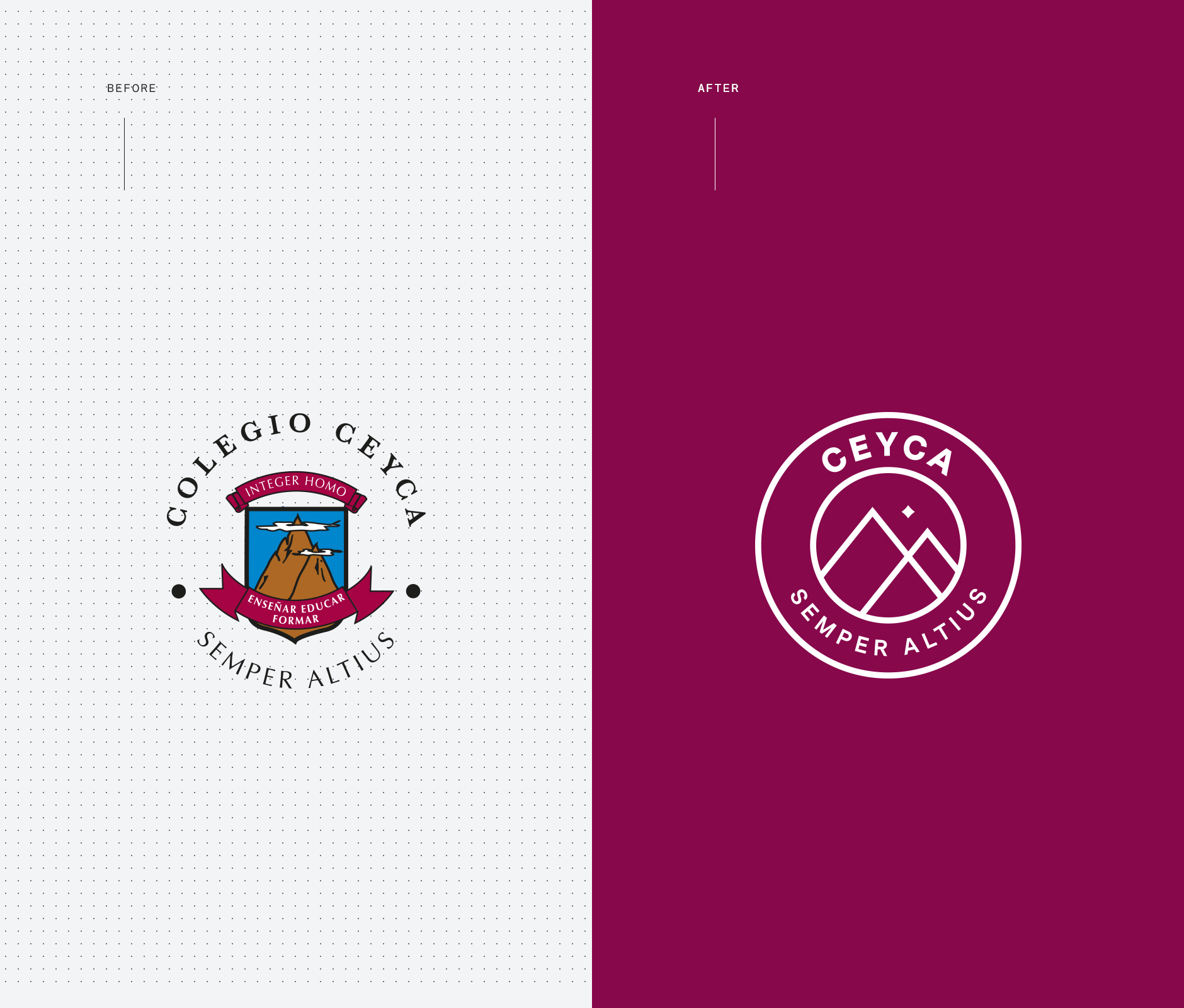 Ceyca school institute rebrand