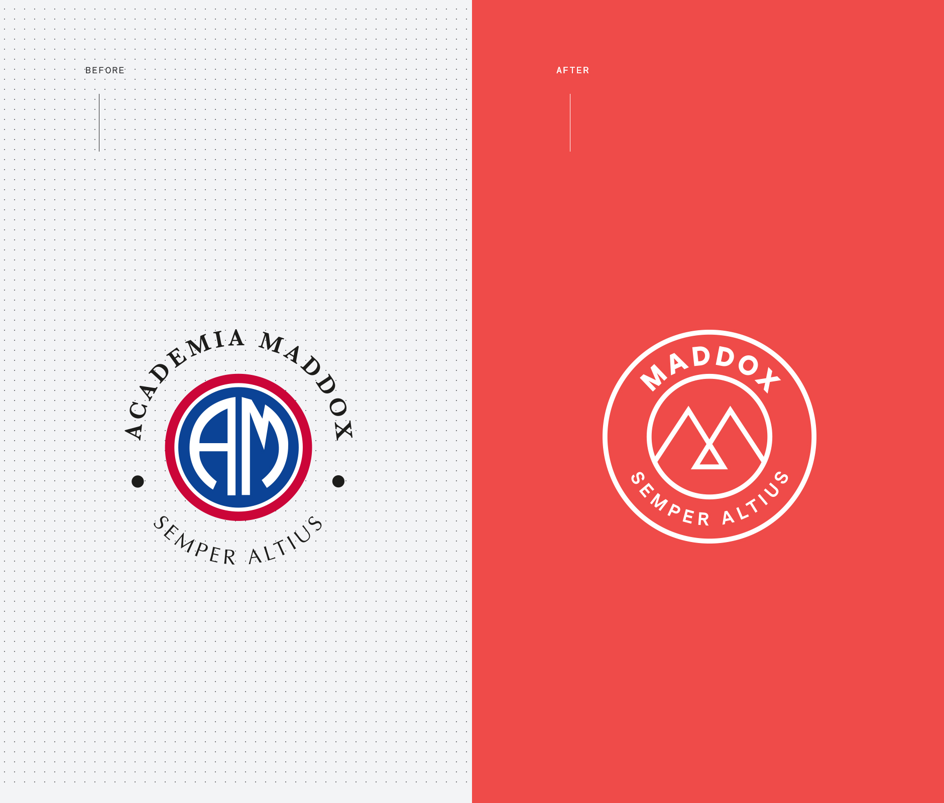 Maddox school institute rebrand