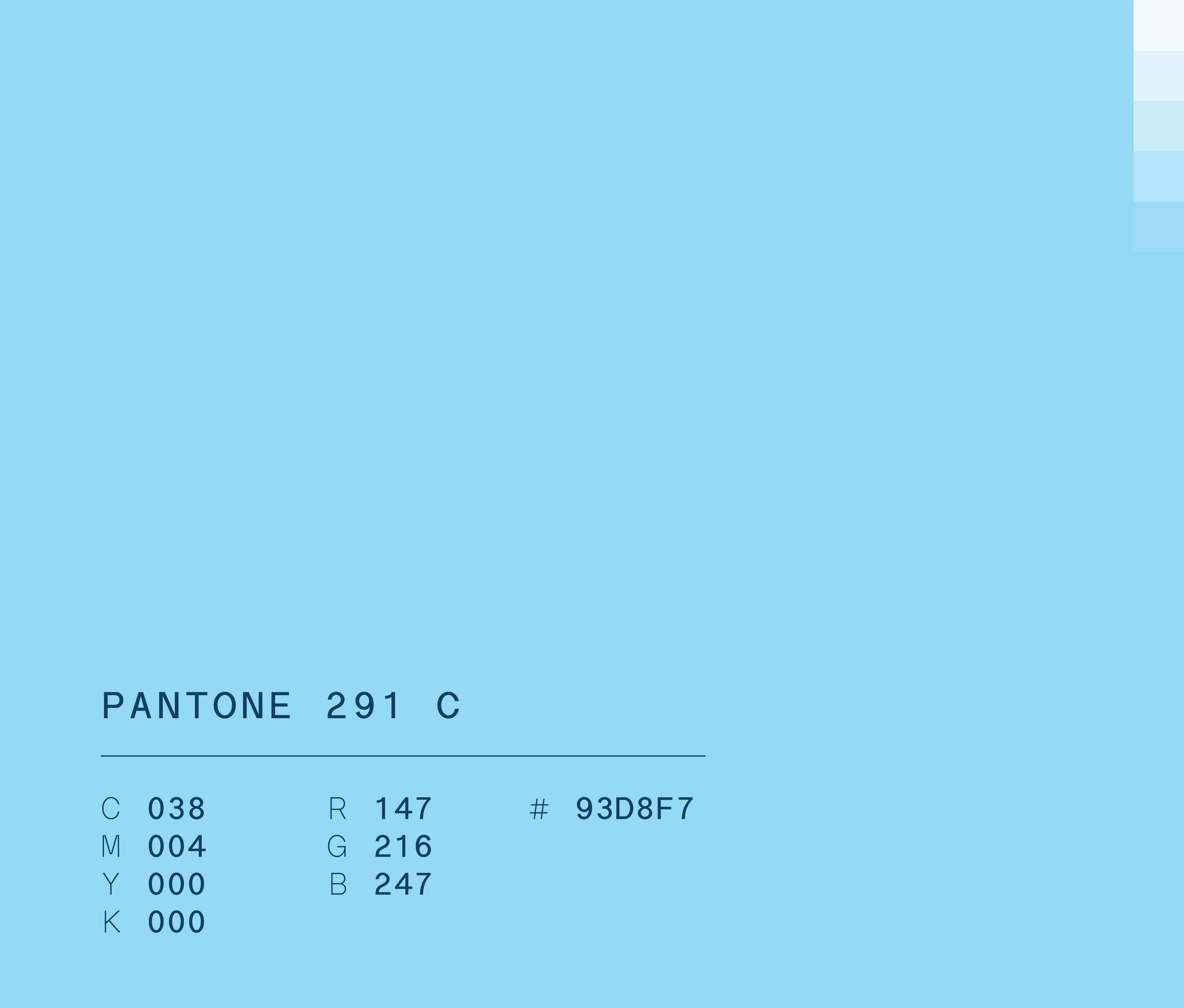Pantone 291 c used in Semper Altius education network brand identity