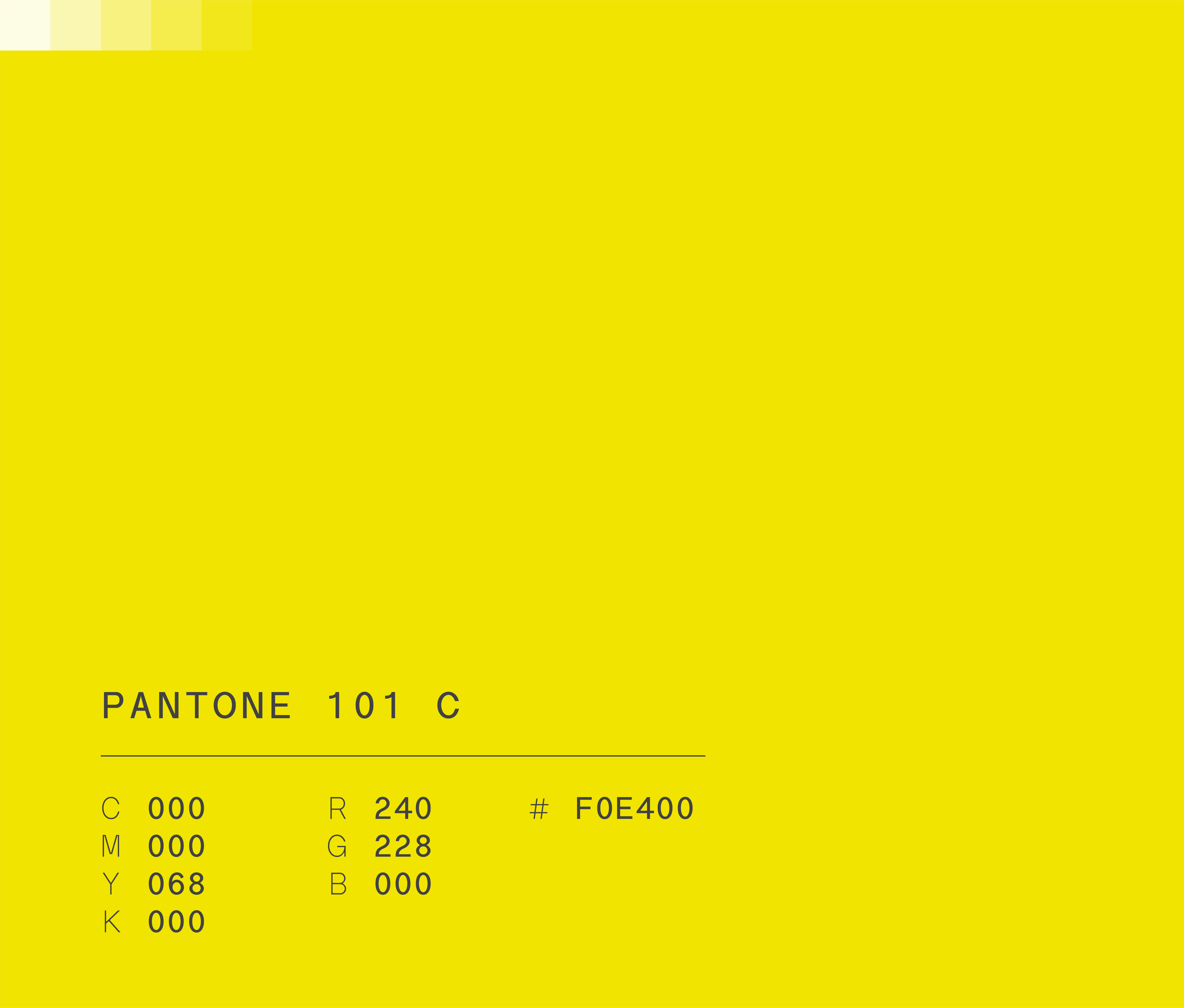 Pantone 101 c used in Semper Altius education network brand identity