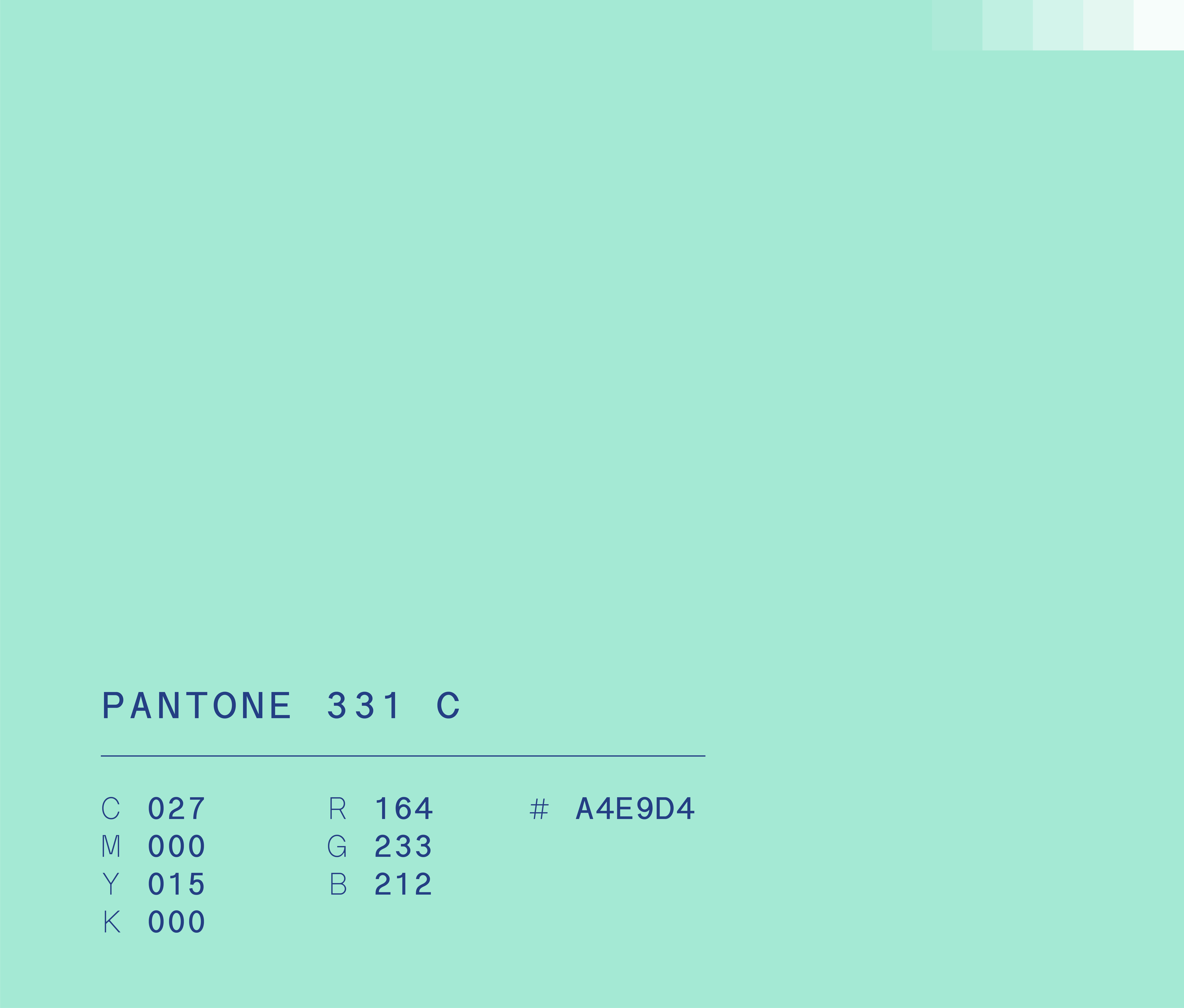 Pantone 331 c used in Semper Altius education network brand identity