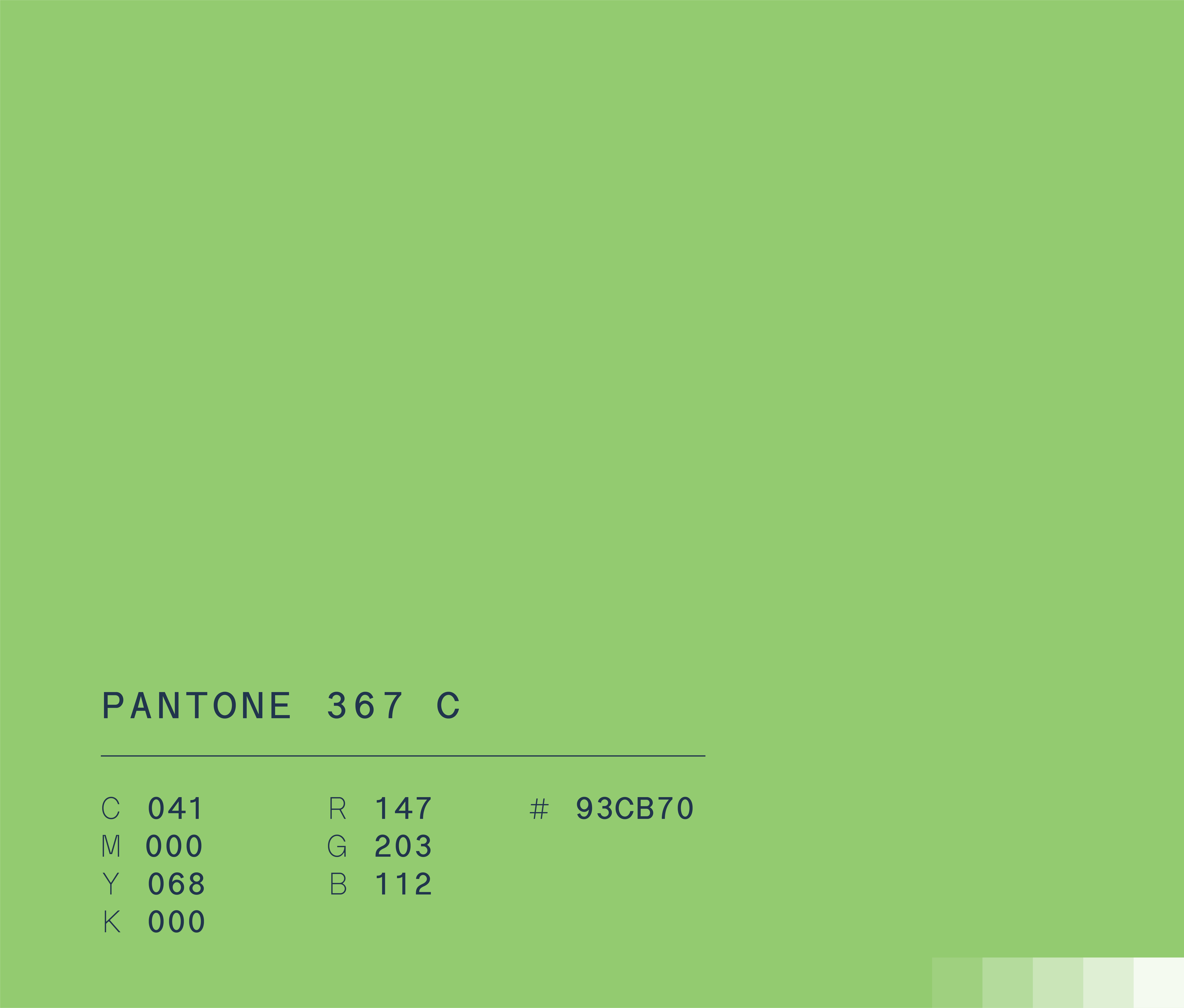 Pantone 367 c used in Semper Altius education network brand identity