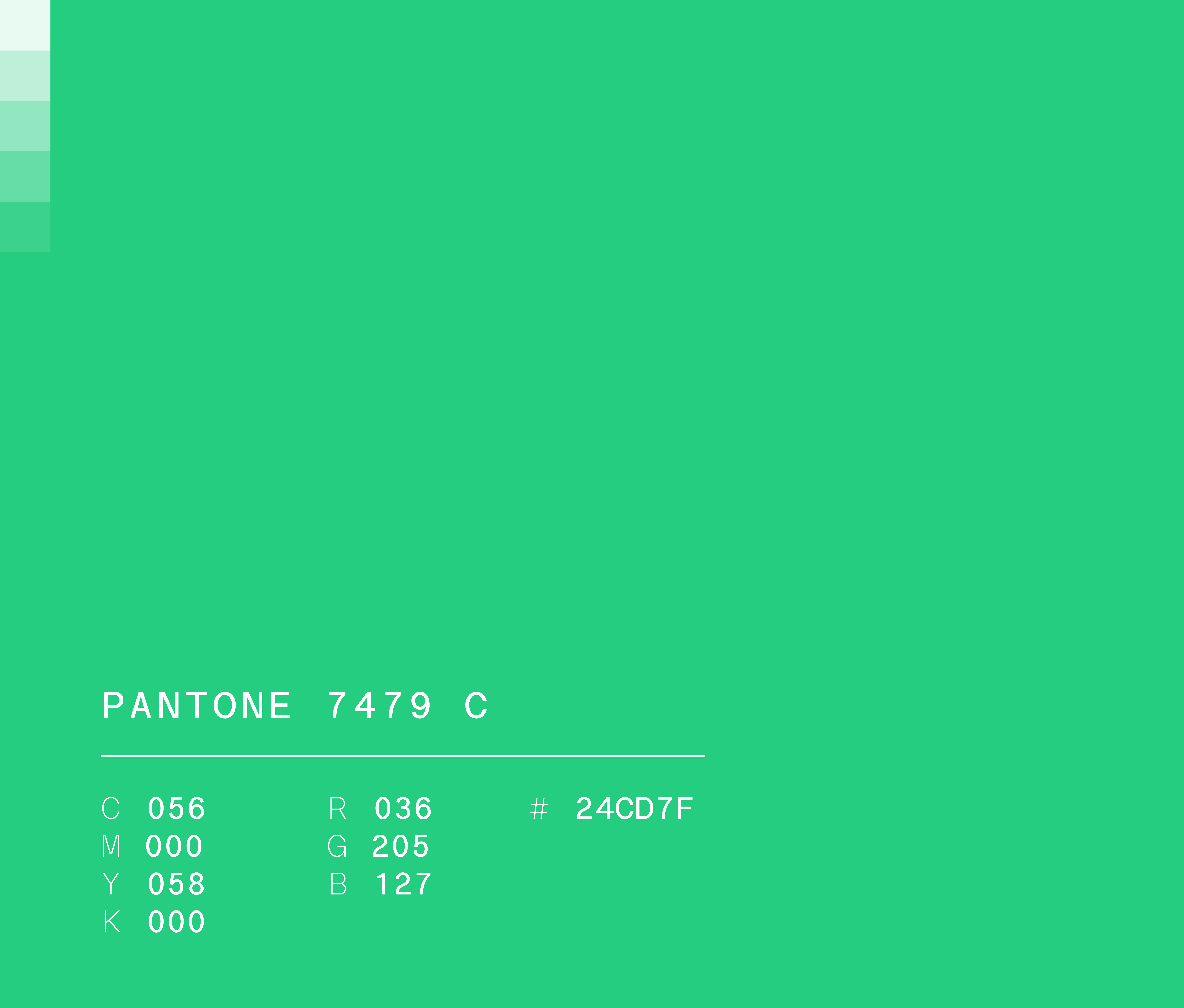 Pantone 7479 c used in Semper Altius education network brand identity