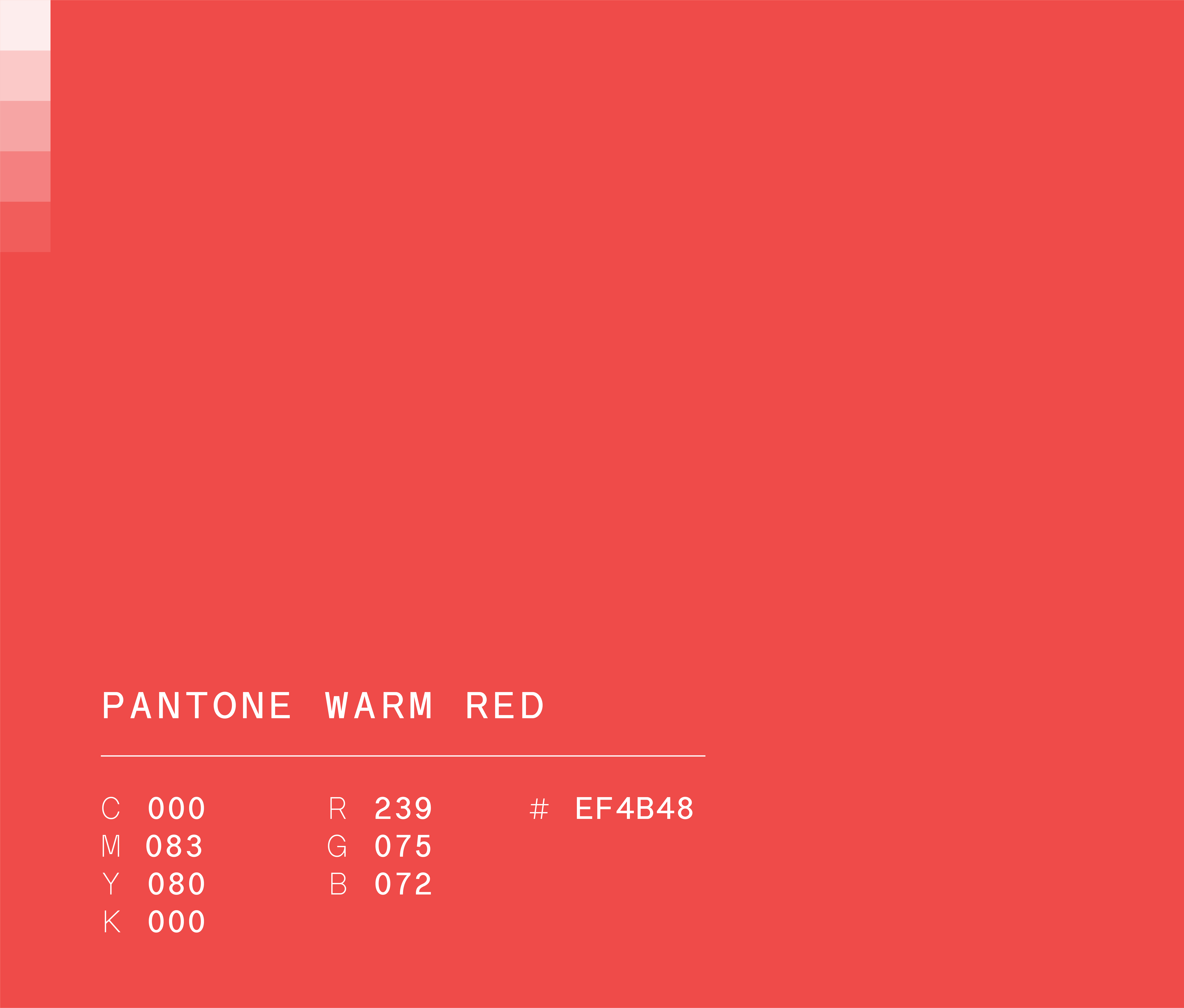 Pantone warm red used in Semper Altius education network brand identity