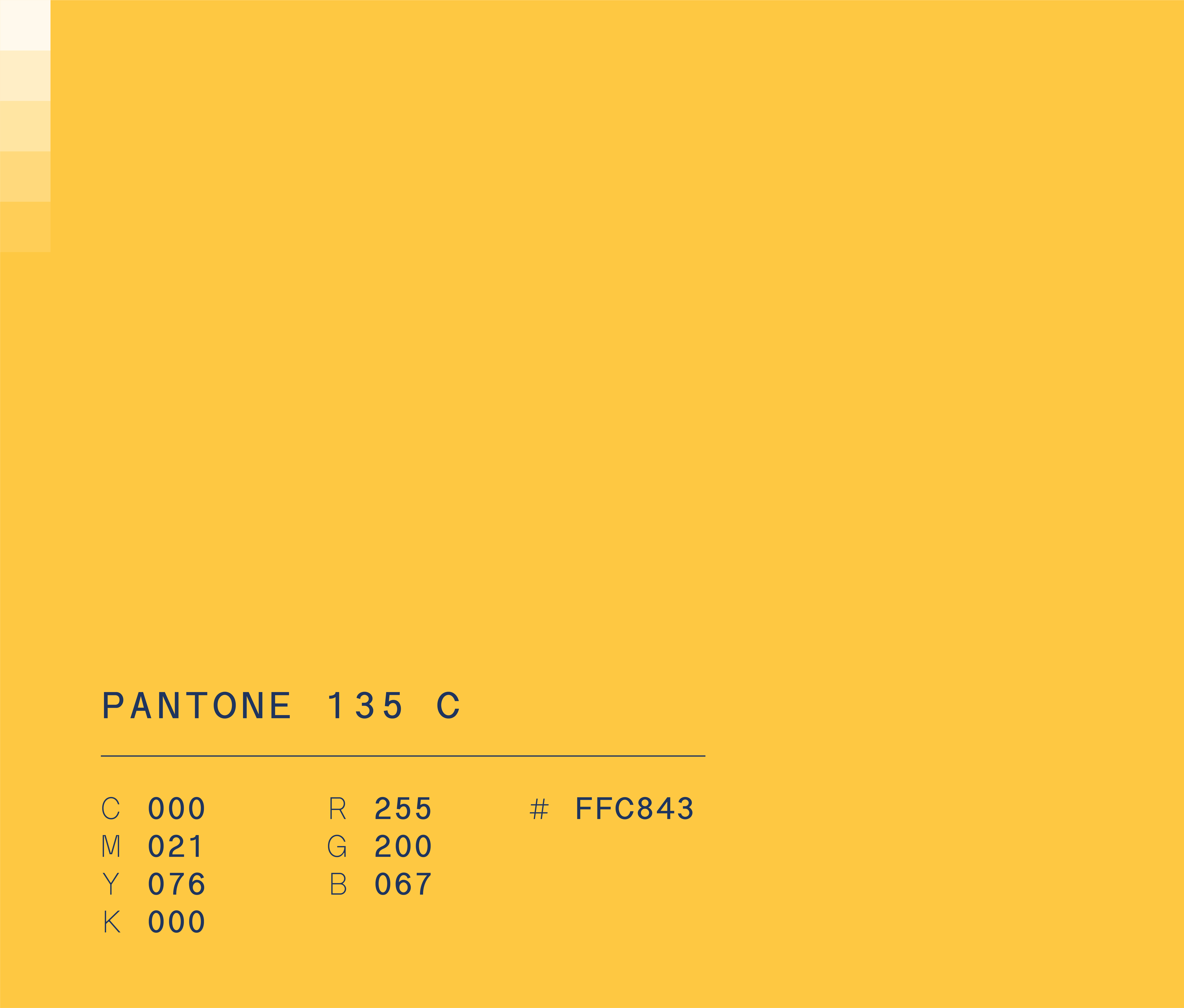 Pantone 135 c used in Semper Altius education network brand identity