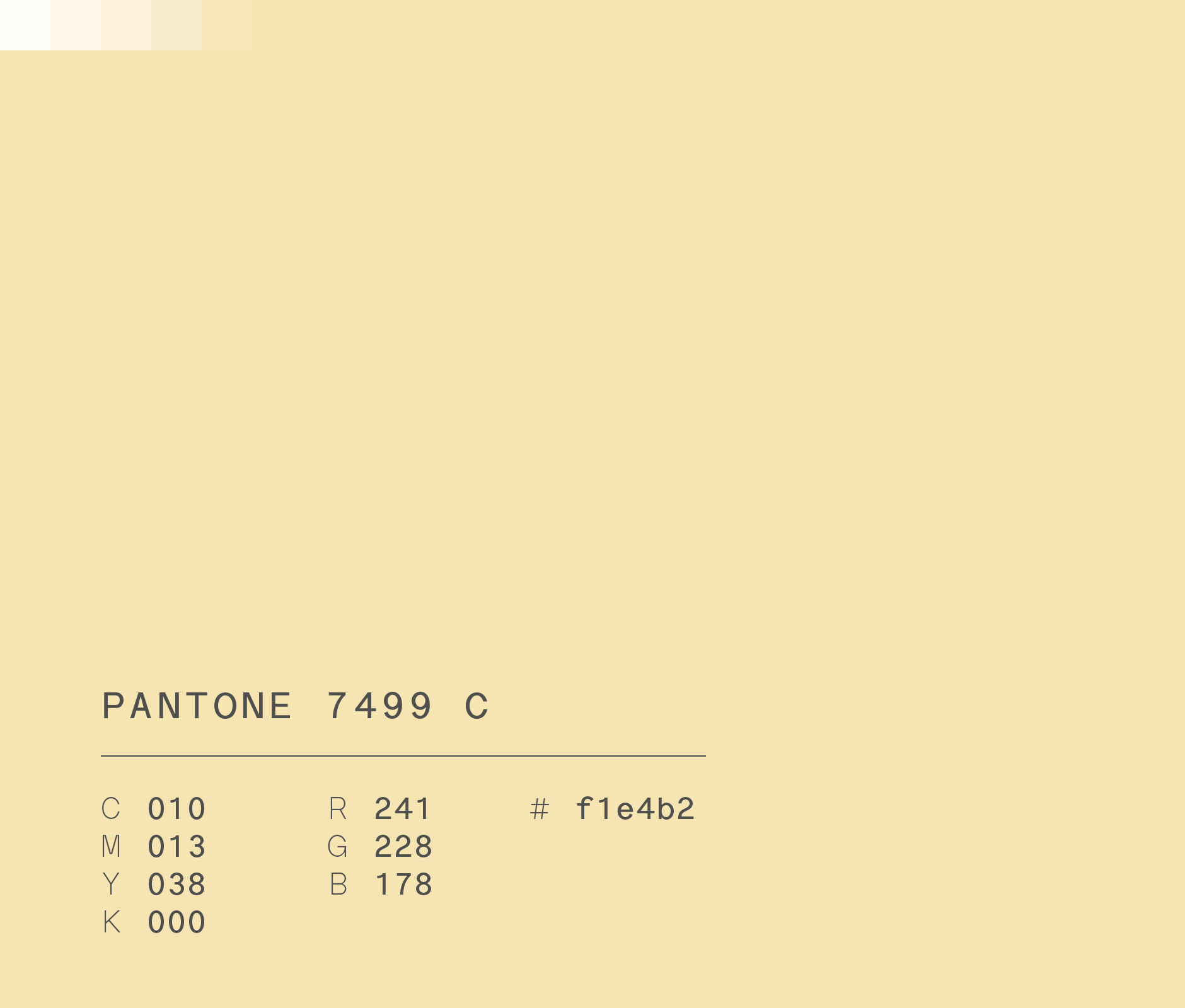 Pantone 7499 C #F1e4b2 used in HEB experiential marketing campaign