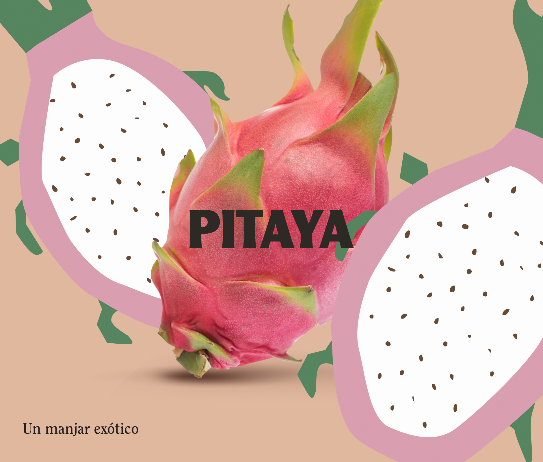 Pitaya graphic design and product photography for HEB Market Prime marketing campaign