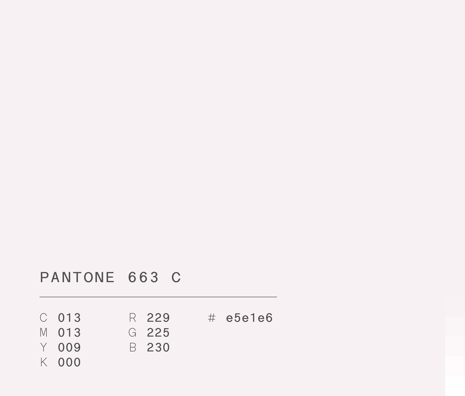 Pantone 663 c used in Mary Kay visual identity