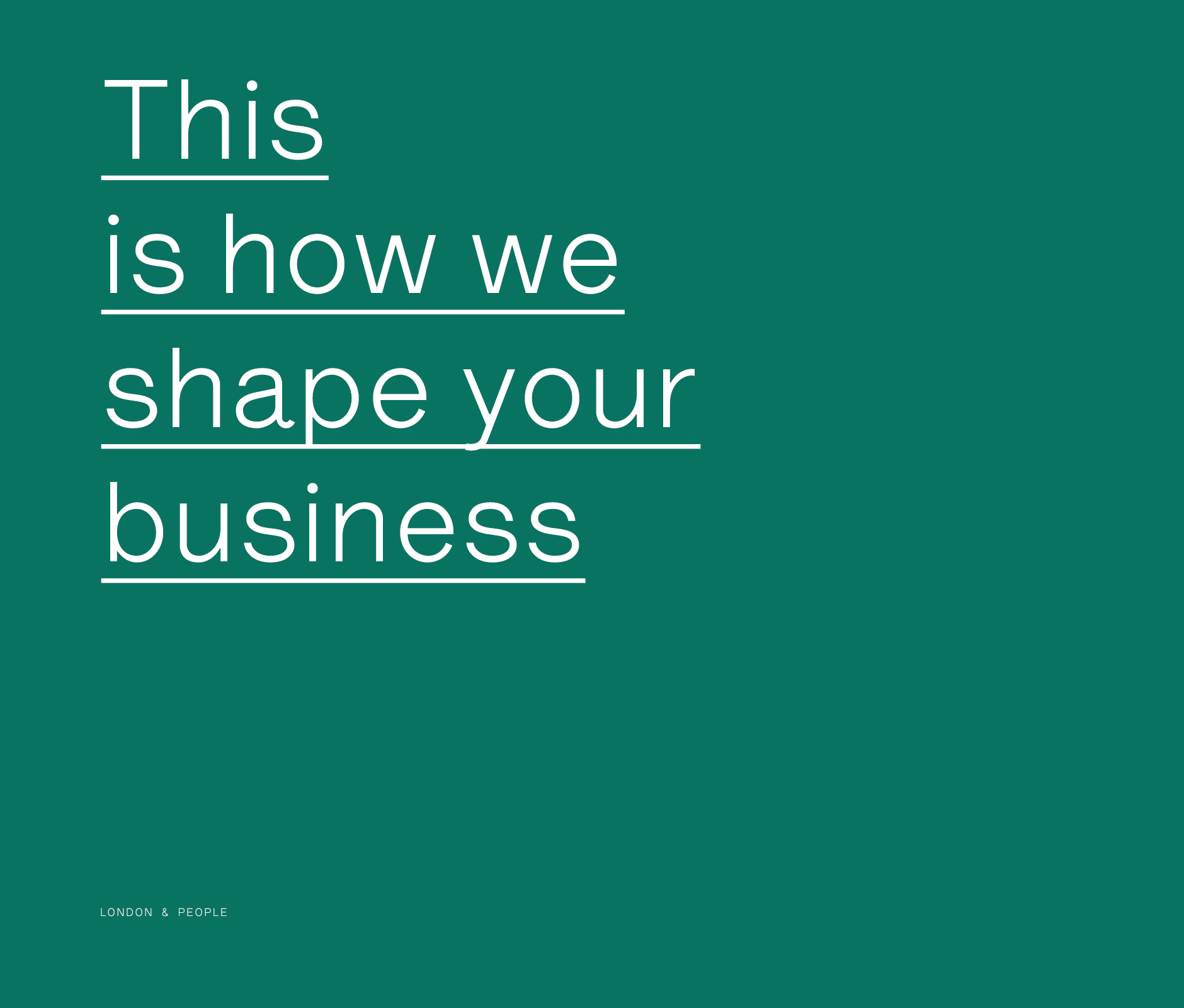 London consulting group slogan