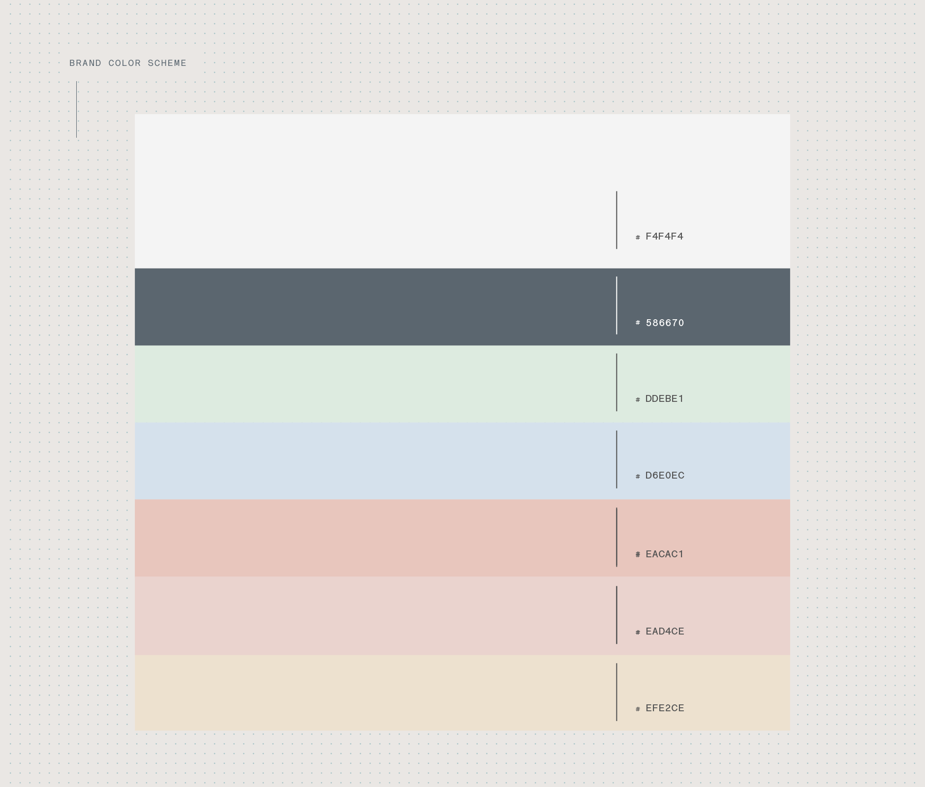 Tea brand color scheme