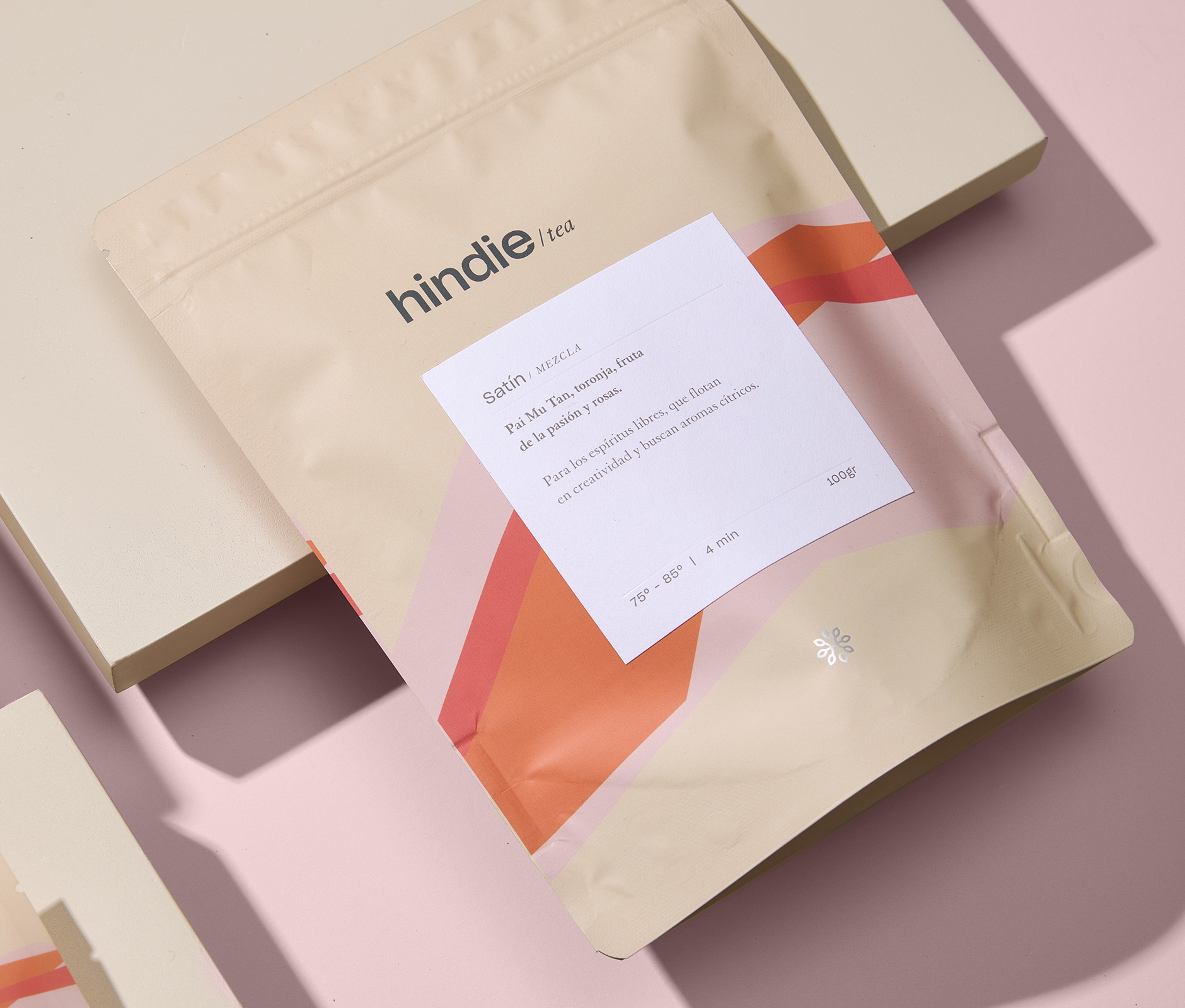 Package design for hindie tea brand 