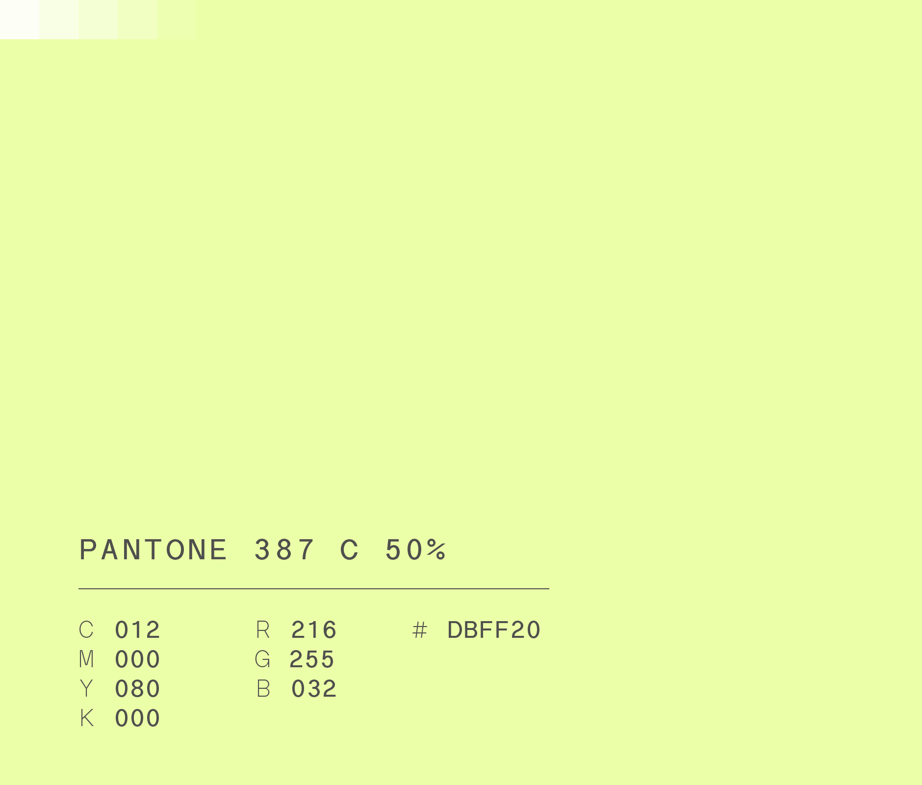 Pantone 387 c 50% (#dbff20) used in gatorade marketing campaign