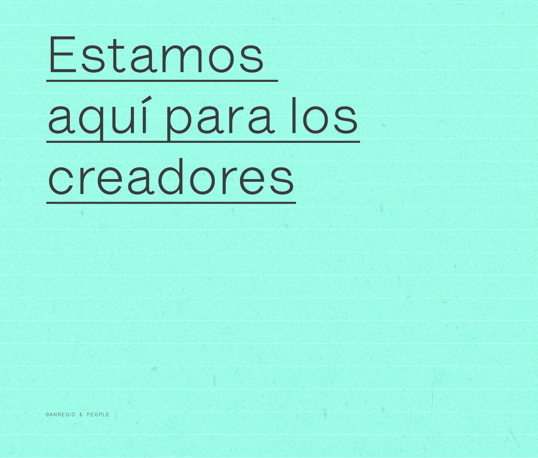 Banregio brand promise to its clients