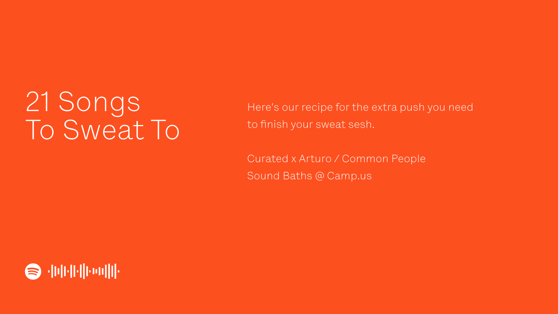 Gatorade sweat it spotify playlist