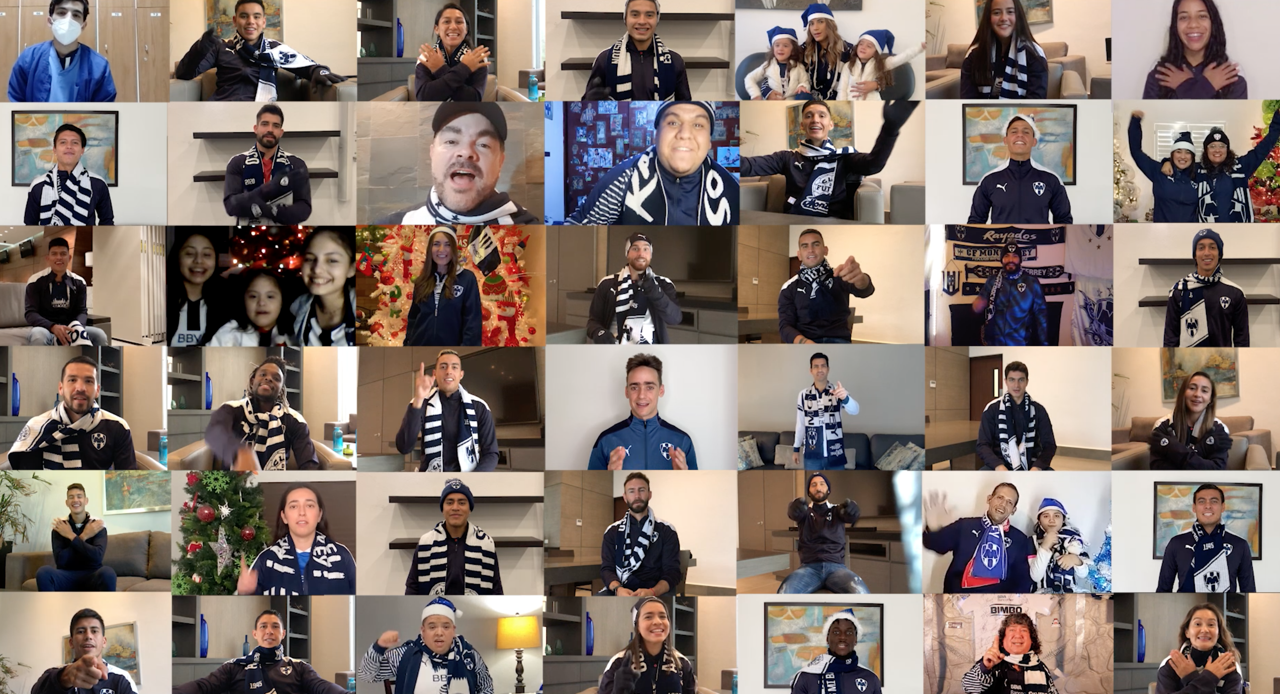 Rayados football team Christmas Campaign 2020