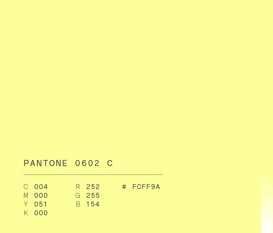 Pantone 0602 c #FCFF9A used in Galt Energy Solar Community campaign