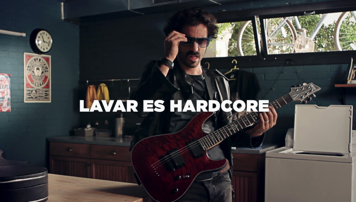 Ariel detergent pods rockstar ad