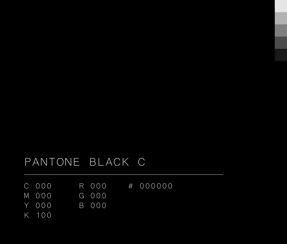 Pantone Black C #000000 used in Netflix